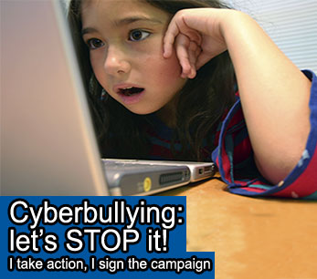 Sign our online campaign against harassment on the internet