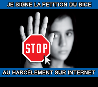 Pétition Stop au harcèlement sur Internet